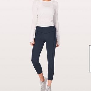 Lululemon All the right places black crop